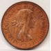 AUSTRALIA 1964 . HALF 1/2 PENNY . GEM UNCIRCULATED